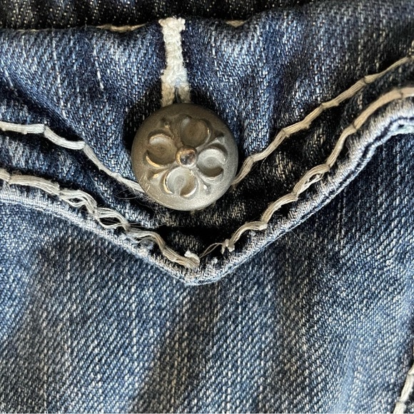 Bootlegger Premium Low rise / Waist Straight Leg Jeans - Picture 9 of 10